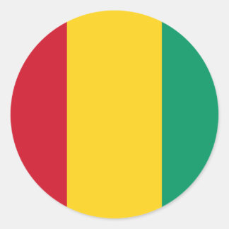 Guinea Runder Aufkleber