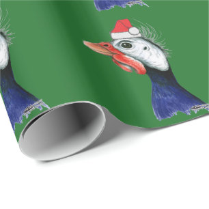 Guinea Santa Claus Geschenkpapier