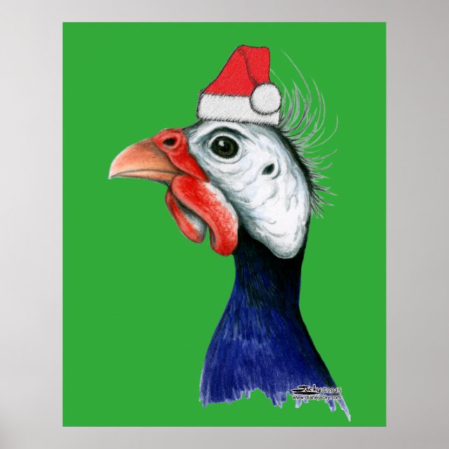 Guinea Santa Claus Poster (Vorne)