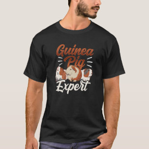Guinea Schwein Experte Tier Lover Pet Niedlich T-Shirt