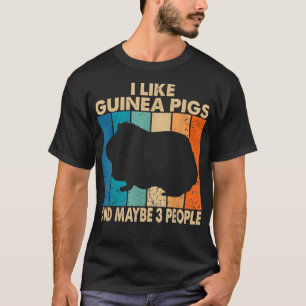 Guinea Schwein für Männer Frauen Kinder Vintage Gu T-Shirt