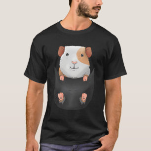 Guinea Schwein in Pocket Niedlich Hamster Besitzer T-Shirt