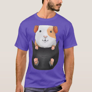Guinea Schwein in Pocket Niedlich Hamster Besitzer T-Shirt
