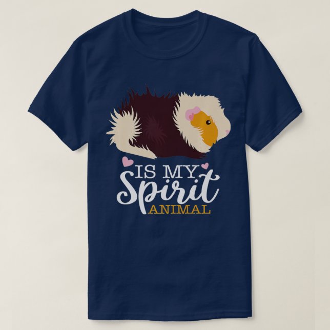 Guinea Schwein ist mein Geist Tier I Kinder Guinea T-Shirt (Design vorne)