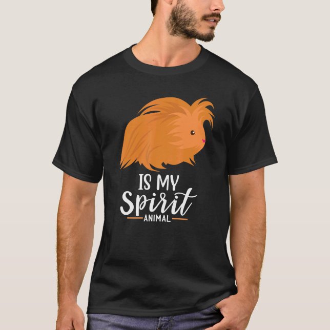 Guinea Schwein ist mein Geist Tier I Kinder Ladys  T-Shirt (Vorderseite)