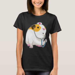 Guinea Schwein Krankenschwester Stethoscopy T-Shirt