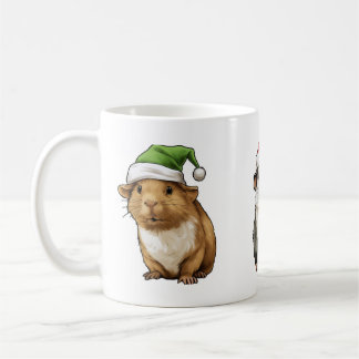 Guinea Schwein Niedlich in Weihnachten Vibes Xmas Kaffeetasse