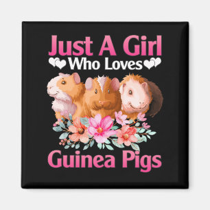 Guinea Schwein Nur ein Mädchen, das Guinea Liebe  Magnet
