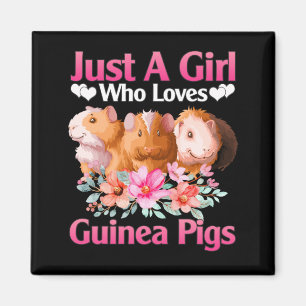 Guinea Schwein Nur ein Mädchen, das Guinea Liebe S Magnet