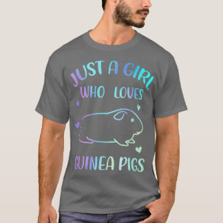 Guinea Schwein Nur ein Mädchen, das Guinea Liebe S T-Shirt