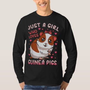 Guinea Schwein Nur ein Mädchen, das Guinea Liebe S T-Shirt