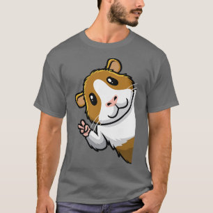 Guinea Schwein von der Nebenfriedenszeichen Männer T-Shirt