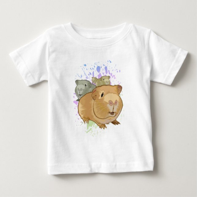 Guinea Schweine Baby T-shirt (Vorderseite)