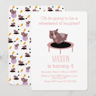 Guinea Schweine Fitness Einladung