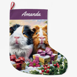 Guinea Schweine Großer Weihnachtsstrumpf