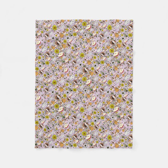 Guinea Schweine in Rosa Fleecedecke (Vorderseite)