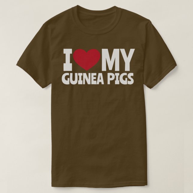 Guinea Schweine LIEBE T-Shirt (Design vorne)