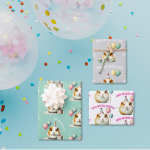 Guinea Schweine Liebhaber Geburtstagsgeschenk Geschenkpapier Set