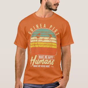 Guinea Schweine machen mich glücklich Guinea Schwe T-Shirt