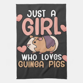 Guinea Schweine | Mädchen, die Guinea Lieben Schwe Geschirrtuch