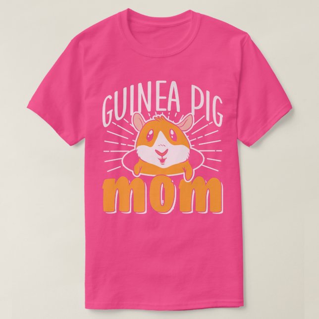 Guinea Schweine Mama Tier Niedlich Lover Pet Premi T-Shirt (Design vorne)