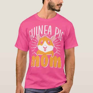 Guinea Schweine Mama Tier Niedlich Lover Pet Premi T-Shirt