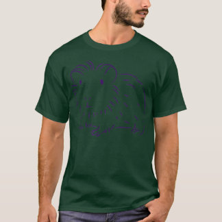 Guinea Schweine-Minimal Zeichnend T-Shirt