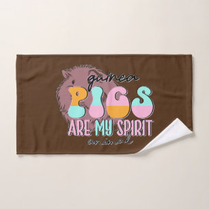 Guinea Schweine sind mein Geist Tier Handtuch