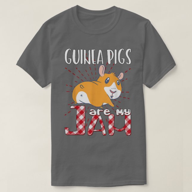 Guinea Schweine sind mein Marmelade 629 T-Shirt (Design vorne)