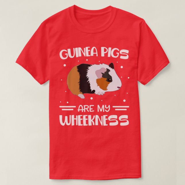 Guinea Schweine sind meine Schwerfresser. T-Shirt (Design vorne)