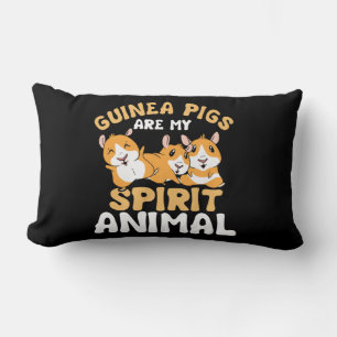 Guinea Schweine sind meine Spirit Animal Cavy Rodd Lendenkissen