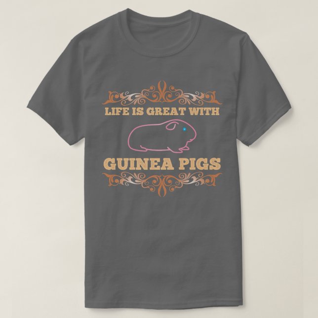 Guinea Schweine tierische Guinea Schweinehalter En T-Shirt (Design vorne)