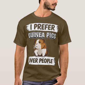 Guinea Schweine über Menschen Guinea Schwein ich b T-Shirt
