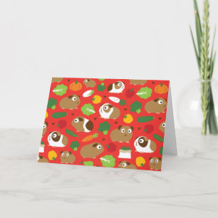 Guinea Schweine und ihre Leckereien Karte