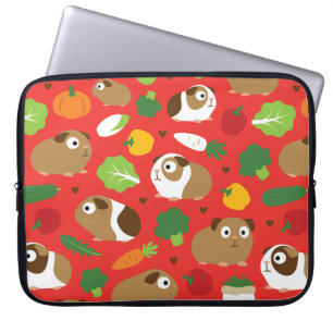 Guinea Schweine und ihre Leckereien Laptopschutzhülle