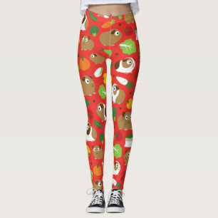 Guinea Schweine und ihre Leckereien Leggings