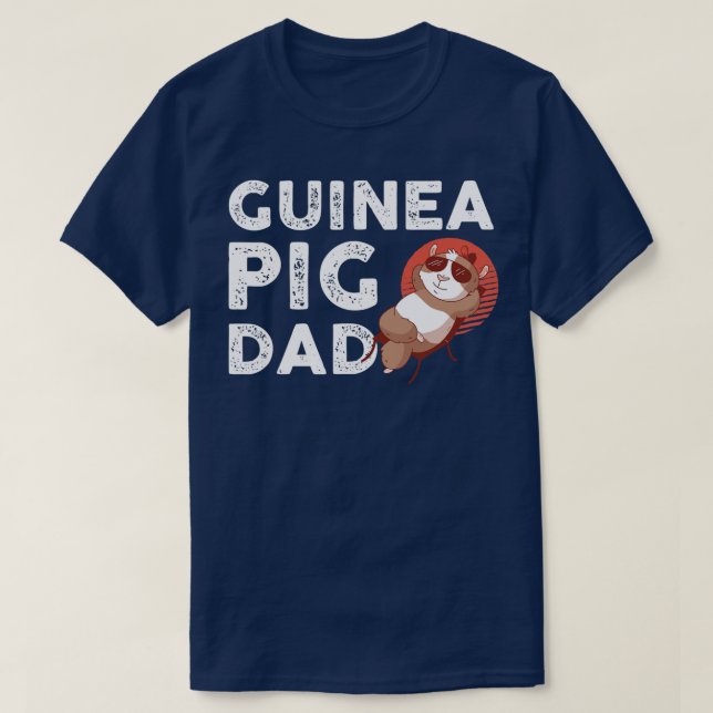 Guinea Schweine Vater  T-Shirt (Design vorne)