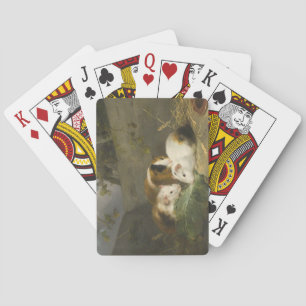 Guinea Schweine (von George Morland) Spielkarten