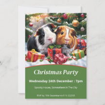 Guinea Schweine Weihnachts-Party