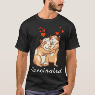 Guinea Schweine werden umarmt Im geimpften Impfsto T-Shirt