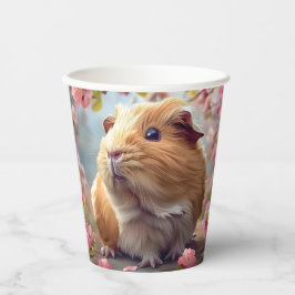 Guinea Schweinefieber mitten im Frühling blüht Pappbecher