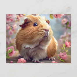 Guinea Schweinefieber mitten im Frühling blüht Postkarte