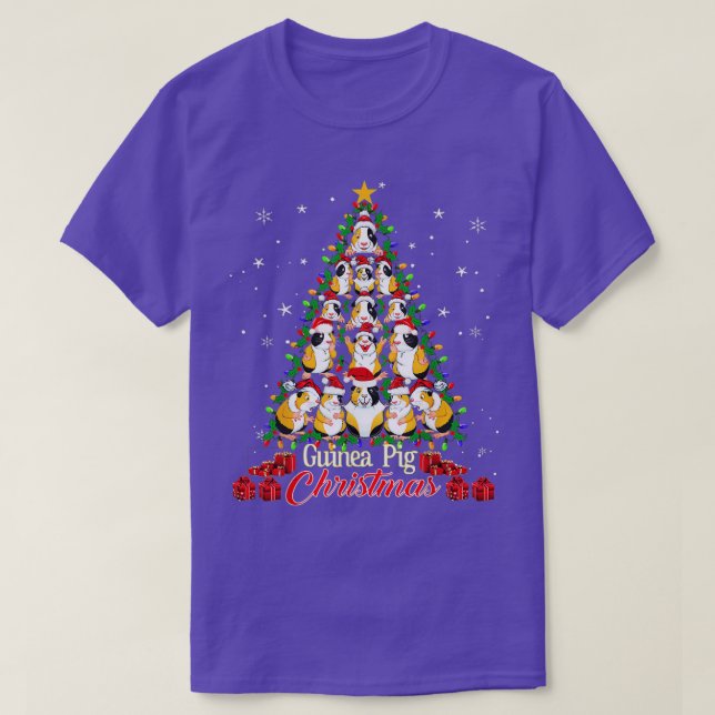 Guinea Schweinefilet Weihnachten Guinea Weihnachte T-Shirt (Design vorne)