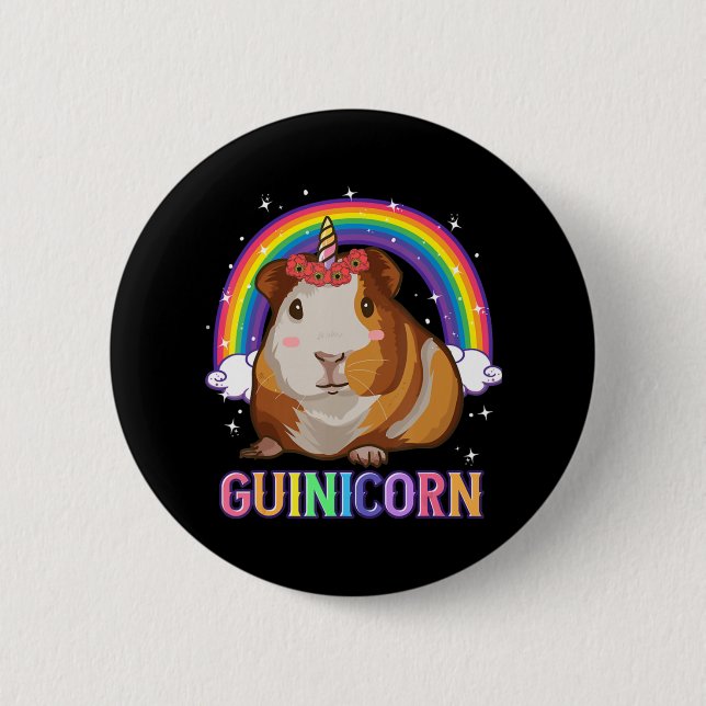Guinea Schweinefleisch für Mädchen Guinea Schweine Button (Vorderseite)