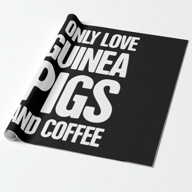 Guinea Schweinefleisch Guinea Schweinezüchter Geschenkpapier (Ungerollt)