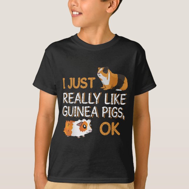Guinea Schweinefleisch I. Wie Guinea Schweine Ei T-Shirt (Vorderseite)