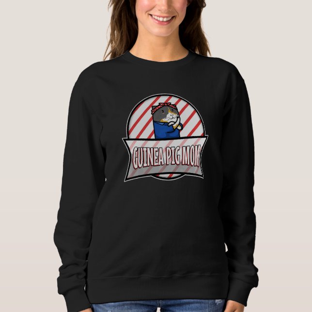 Guinea Schweinefleisch Mama 1 Sweatshirt (Vorderseite)