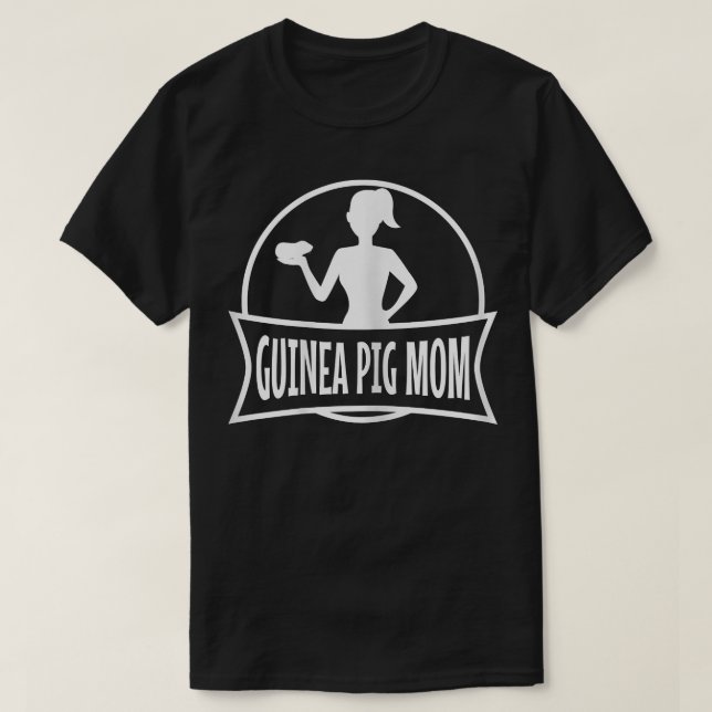 Guinea Schweinefleisch Mama 2225 T-Shirt (Design vorne)