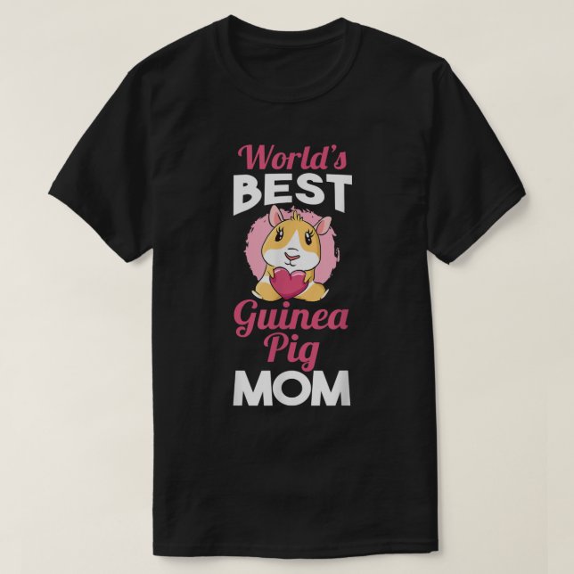Guinea Schweinefleisch Mama 2227 T-Shirt (Design vorne)