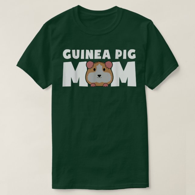 Guinea Schweinefleisch Mama 2229 T-Shirt (Design vorne)
